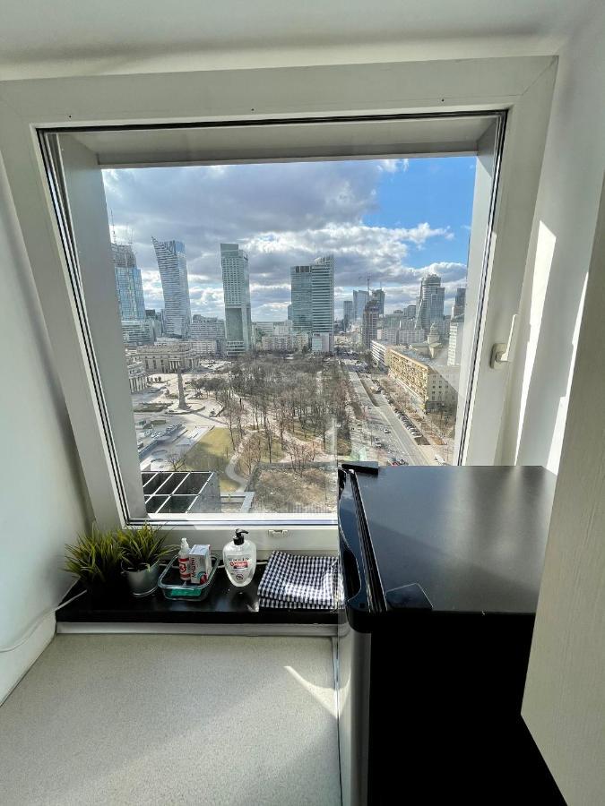 Super Apartament Blue Scisle Centrum Dwie Linie Metra Netflix Wifi 300 Mbs Panorama Miasta Warsaw Exterior photo
